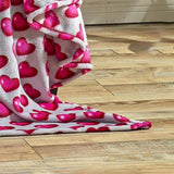 Plazatex Juliette Micro plush Decorative All Season Multi Color 50" X 60" Throw Blanket