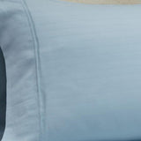 Knightsbridge 1000 Thread Count Herringbone Sateen Sheet Set - Light Blue