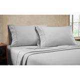Knightsbridge 1000 Thread Count Herringbone Sateen Sheet Set - Silver