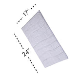 Knightsbridge Stylish And Comfortable All Season Traditional New Tile Design Bath Rug 17" X 24" White