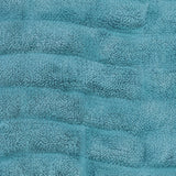 Knightsbridge Stylish And Comfortable All Season Traditional New Tile Design Bath Rug 21" X 34" Aqua