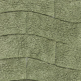 Knightsbridge Stylish And Comfortable All Season Traditional New Tile Design Cotton Bath Rug 24" X 40" Sage