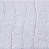 Knightsbridge 2PC Cotton Bath Rug Set Non-Slip Tile Design 17"x24" & 21"x34" White