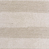 Knightsbridge Stylish Comfortable Traditional Wide Cut Design 2 PC Cotton Bath Rug Set 17" X 24" & 21" X 34" Ivory