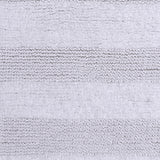 Knightsbridge 2-Piece 100% Cotton Wide Cut Bath Rug Set 20"x30" & 24"x40" White