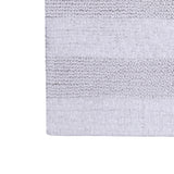 Knightsbridge 2-Piece 100% Cotton Wide Cut Bath Rug Set 20"x30" & 24"x40" White
