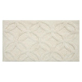 Knightsbridge Arch Bath Rug Cotton Non Skid Back - Ivory