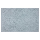 Knightsbridge Arch Bath Rug Cotton Non Skid Back - Light Blue