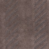 Diagonal Racetrack 100% Cotton Reversible Bath Rug Stone by Knightsbridge