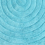 Knightsbridge Echo 220 GSF Non Skid Back Bath Rug 17" x 24" - Aqua
