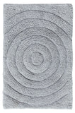 Knightsbridge Echo 220 GSF Non Skid Back Bath Rug 17" x 24" - Silver