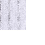 Knightsbridge Linear 220 GSF Reversible Bath Rug Rectangle 17 x 24 - White