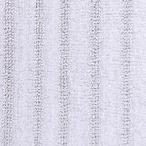 Knightsbridge Linear 220 GSF Reversible Bath Rug Rectangle 17 x 24 - White