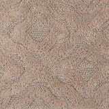 Knightsbridge Link Bath Rug Cotton Non Skid Back - Stone
