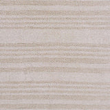 Knightsbridge Luscious Textured Striped All Season Soft Plush Cotton Reversible & Soft Bath Rug Ivory