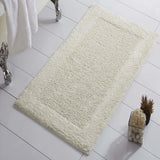 Knightsbridge Naples 220 GSF Non Skid Back Bath Rug 17 x 24 - White