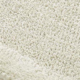 Knightsbridge Naples 220 GSF Non Skid Back Bath Rug 17 x 24 - White