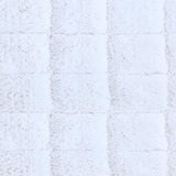 Knightsbridge Summer Tile 220 GSF Non Skid Back Bath Rug 17 x 24 - White