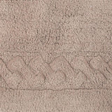 Knightsbridge Chain Bath Rug Cotton Non Skid Back - Stone