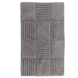 Knightsbridge Chakkar Board 220 GSF Non Skid Back Bath Rug 20 x 30 - Silver