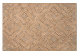 Knightsbridge Link Bath Rug Cotton Non Skid Back - Natural