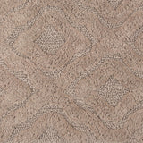 Knightsbridge Link Bath Rug Cotton Non Skid Back - Stone