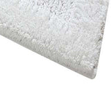 Knightsbridge Naples 220 GSF Cotton Non Skid Back Bath Rug 20 x 30 - White