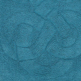 Knightsbridge Tuft Twisted 220 GSF Non Skid Back Bath Rug 20 x 30 - Aqua