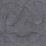 Knightsbridge Tuft Twisted 220 GSF Non Skid Back Bath Rug 20 x 30 - Silver