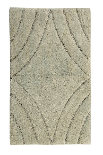 Knightsbridge Diamond 220 GSF Non Skid Back Bath Rug 21" x 34