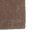 Knightsbridge Shooting Star Reversible Cotton Bath Rug Plush Bathroom Mat 21" x 34" Natural