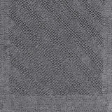 Knightsbridge Shooting Star 100% Cotton 220 GSF Reversible Bath Rug 21 x 34 - Silver