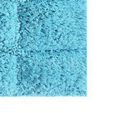 Knightsbridge Summer Tile 220 GSF Non Skid Back Bath Rug 21 x 34 - Aqua