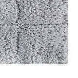 Knightsbridge Summer Tile 220 GSF Non Skid Back Bath Rug 21 x 34 - Silver