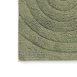 Knightsbridge Stylish And Comfortable Traditional Echo Design 2 PC Cotton Bath Rug Set 20"x30" & 24"x40" Sage