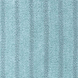 Knightsbridge Stylish And Comfortable Traditional Linear Design 2 PC Cotton Bath Rug Set 20"x30" & 24"x40" Light Blue