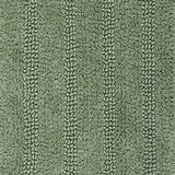 Knightsbridge Stylish And Comfortable Traditional Linear Design 2 PC Cotton Bath Rug Set 20"x30" & 24"x40" Sage