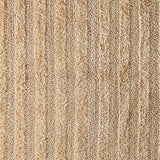 Knightsbridge Stylish And Comfortable Traditional Linear Design 2 PC Cotton Bath Rug Set 20"x30" & 24"x40" Stone