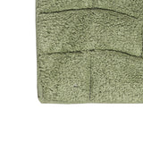 Knightsbridge 2-Piece Cotton Tile Design Bath Rug Set 20"x30" & 24"x40" Sage