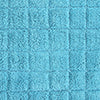 Knightsbridge Stylish And Comfortable Traditional Summer Tile Design 2 PC Cotton Bath Rug Set 20"x30" & 24"x40" Aqua