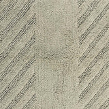 Diagonal Racetrack 100% Cotton Reversible Bath Rug Sage by Knightsbridge