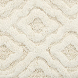 Knightsbridge Link Bath Rug Cotton Non Skid Back - Ivory
