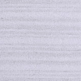Knightsbridge Luscious Textured Striped All Season Soft Plush Cotton Reversible & Soft Bath Rug White