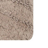 Knightsbridge Orbit Bath Rug Cotton Non Skid Back - Stone