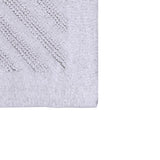 Knightsbridge Shooting Star 220 GSF Reversible Bath Rug 24 x 40 - Silver