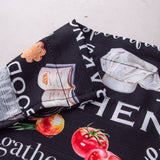 RT Designers Collection Polyester Cucina Bless 3 Piece Kitchen Curtains Valance & Tiers Set 52" x 18" Muticolor