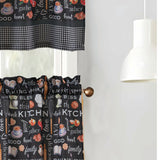 RT Designers Collection Polyester Cucina Bless 3 Piece Kitchen Curtains Valance & Tiers Set 52" x 18" Muticolor