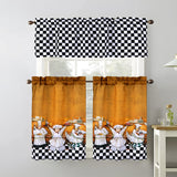 RT Designers Collection Polyester Cucina Chef 3 Piece Kitchen Curtains Valance & Tiers Set 52" x 18" Muticolor