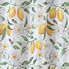 RT Designers Collection Polyester Cucina Lemon Bee Slub 3 Piece Kitchen Curtains Valance & Tiers Set 52" x 18" Muticolor