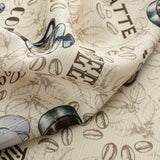 RT Designers Collection Polyester Cucina Latte Slub 3 Piece Kitchen Curtains Valance & Tiers Set 52" x 18" Muticolor